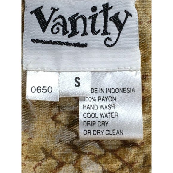 Vanity Womens Snake Sequin Blouse Python Top - Picture 9 of 10